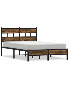 Giroletto senza Materasso con Testiera Rovere Sonoma 120x190 cm 2