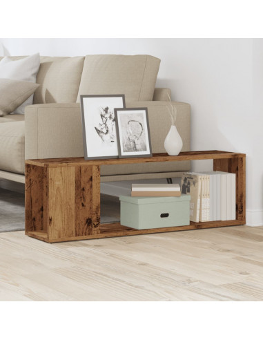 Mobile Porta TV Legno Antico 100x24x32 cm in Legno Multistrato