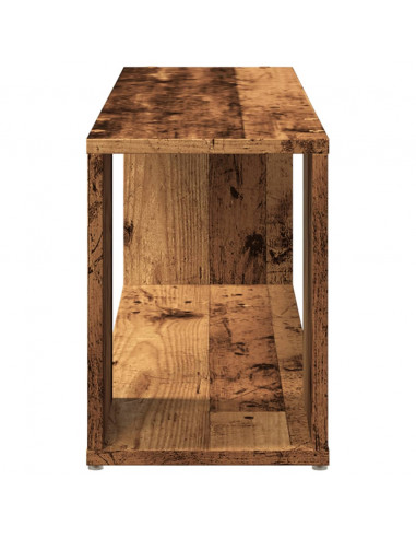 Mobile Porta TV Legno Antico 100x24x32 cm in Legno Multistrato