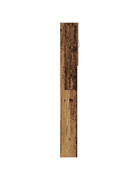 Mobile per Lavatrice Legno Antico 64x25,5x190 cm
