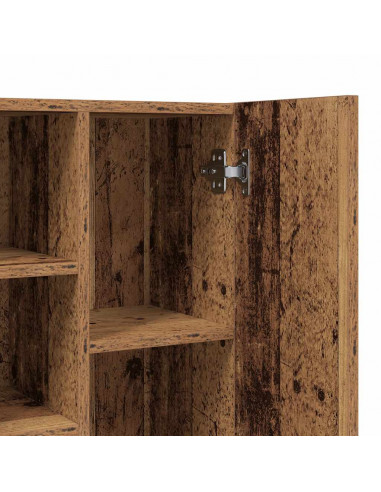 Mobile per Lavatrice Legno Antico 64x25,5x190 cm