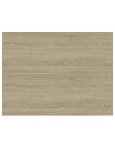 Comodini 2 pz Rovere Sonoma 40x30x30 cm in Legno Multistrato