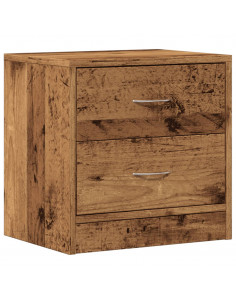 Comodino Legno Vecchio 40x30x40 cm in Truciolato 2
