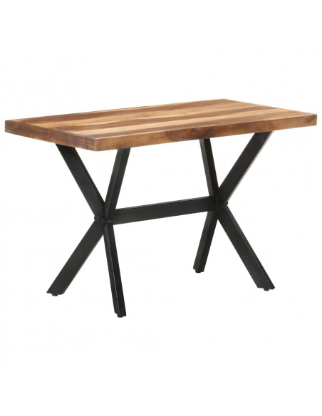Tavolo da Pranzo 120x60x75 cm Legno Massello con Finitura Miele
