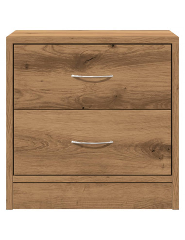 Comodino Rovere Artigianale 40x30x40 cm in Legno Multistrato