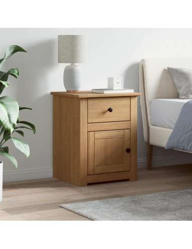 Comodino Panama 46x40x57 cm in Legno Massello di Pino