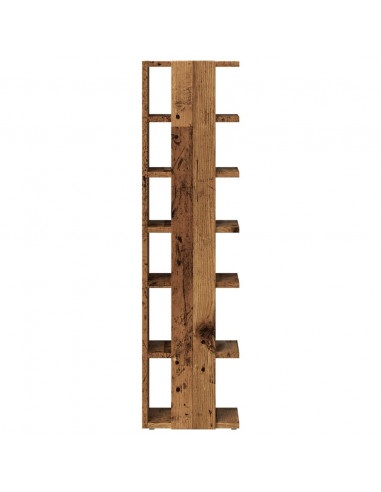 Scarpiera Legno Antico 28x27x102 cm in Legno Multistrato