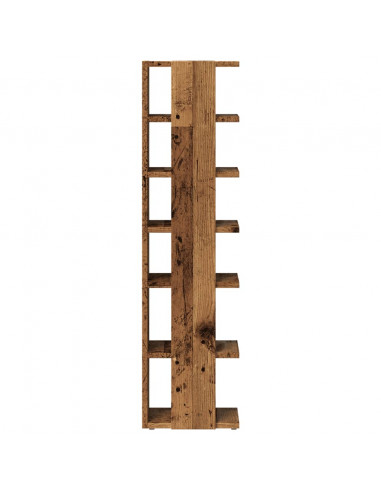 Scarpiere 2 pz Legno Antico 28x27x102 cm in Legno Multistrato