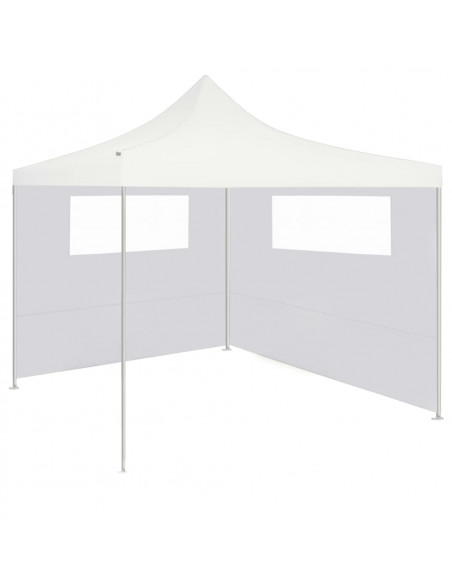 Pareti con Finestre per Gazebo 2 pz Bianche