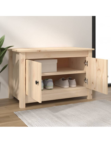 Scarpiera 70x38x45,5 cm in Legno Massello di Pino