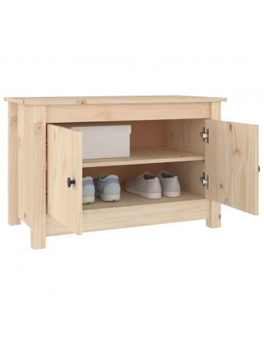 Scarpiera 70x38x45,5 cm in Legno Massello di Pino