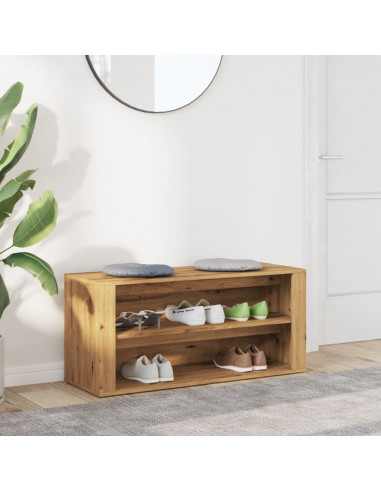 Scarpiera Rovere Artigianale 100x35x45 cm in Truciolato