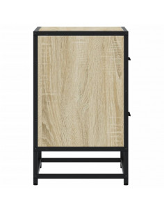 Comodini 2pz Rovere Sonoma 40x31x50 cm in Truciolato 2