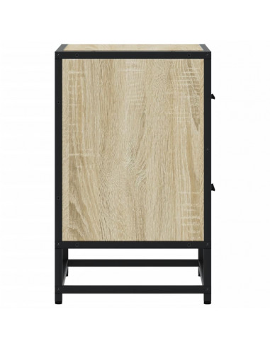 Comodini 2pz Rovere Sonoma 40x31x50 cm in Truciolato