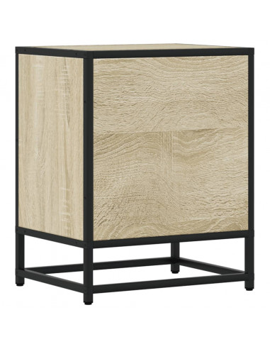 Comodini 2pz Rovere Sonoma 40x31x50 cm in Truciolato