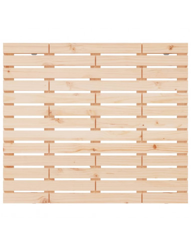 Testiera da Parete 126x3x91,5 cm in Legno Massello di Pino