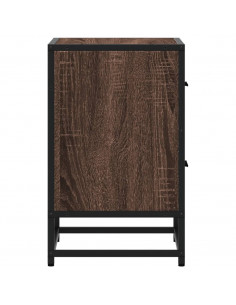 Comodini Rovere Marrone 2 pz 40x31x50 cm in Truciolato 2
