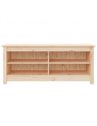 Scarpiera 110x38x45,5 cm in Legno Massello di Pino