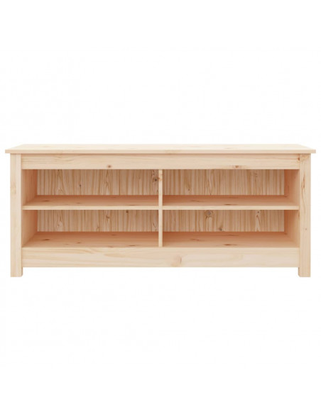 Scarpiera 110x38x45,5 cm in Legno Massello di Pino