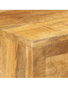 Scarpiera 86x35x55 cm in Legno Massello di Mango 2