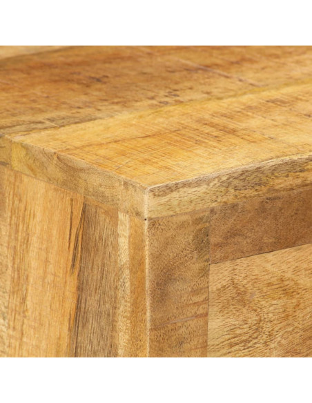 Scarpiera 86x35x55 cm in Legno Massello di Mango