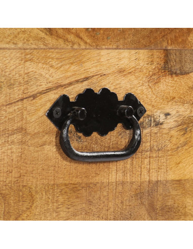 Scarpiera 86x35x55 cm in Legno Massello di Mango