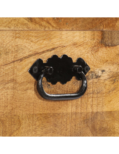 Scarpiera 86x35x55 cm in Legno Massello di Mango