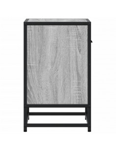 Comodini 2 pz Grigio Sonoma 40x31x50 cm in Truciolato 2