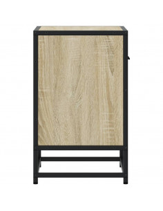 Comodini 2pz Rovere Sonoma 40x31x50 cm in Truciolato 2