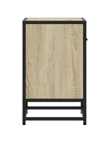 Comodini 2pz Rovere Sonoma 40x31x50 cm in Truciolato