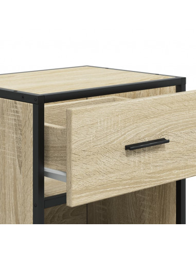 Comodini 2pz Rovere Sonoma 40x31x50 cm in Truciolato