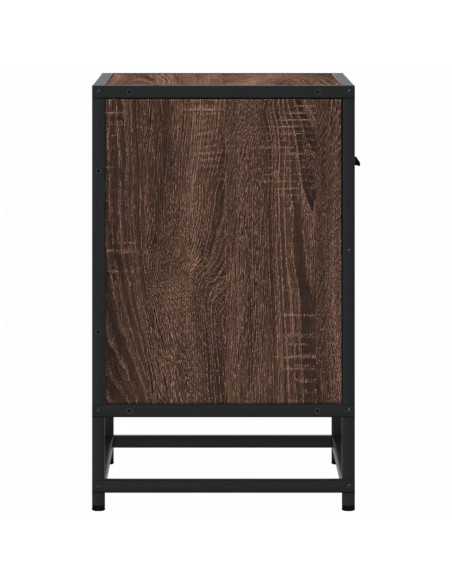 Comodini Rovere Marrone 2 pz 40x31x50 cm in Truciolato