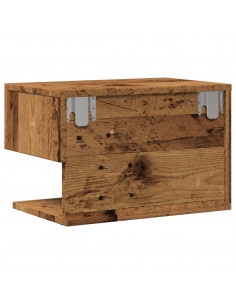 Comodino da Parete Legno Antico 2