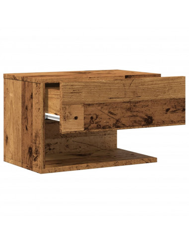 Comodino da Parete Legno Antico