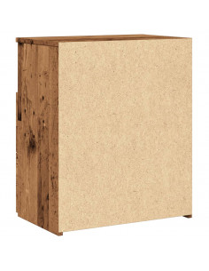 Comodino Legno Antico 50x32x60 cm in Legno Multistrato 2