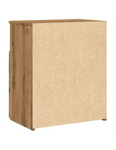 Comodino Rovere Artigianale 50x32x60 cm in Legno Multistrato 2