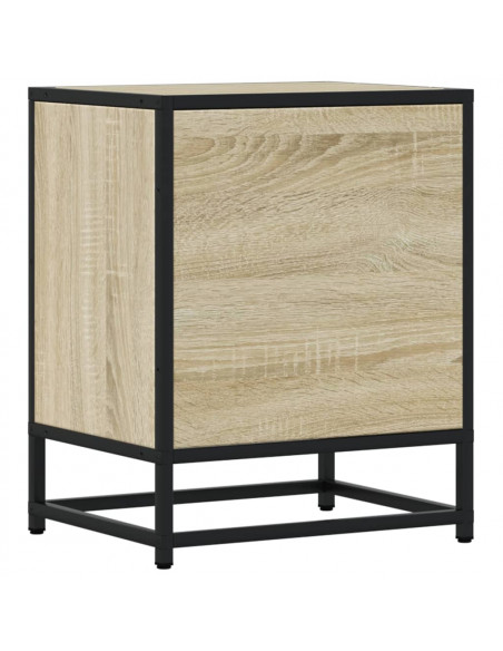 Comodino Rovere Sonoma 40x31x50 cm in Truciolato