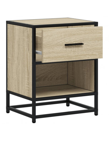 Comodino Rovere Sonoma 40x31x50 cm in Truciolato