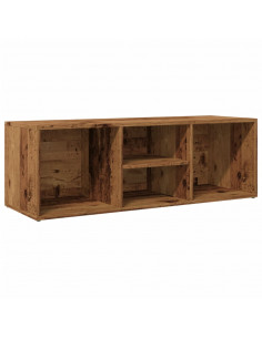 Panchina con Scarpiera Legno Antico 105x35x35 cm in Truciolato 2