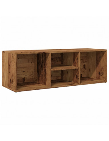 Panchina con Scarpiera Legno Antico 105x35x35 cm in Truciolato