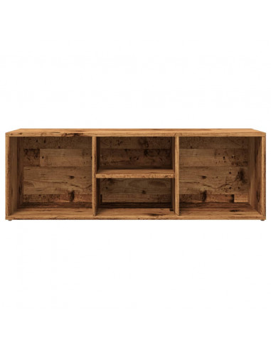 Panchina con Scarpiera Legno Antico 105x35x35 cm in Truciolato