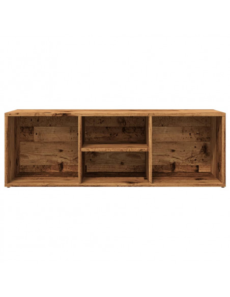 Panchina con Scarpiera Legno Antico 105x35x35 cm in Truciolato