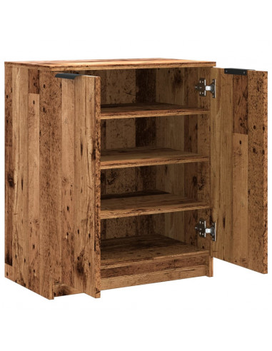Scarpiera Legno Antico 59x35x70 cm in Truciolato