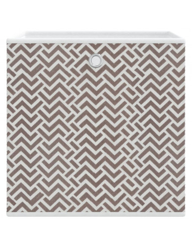 Scatole Portaoggetti 10 pz 32x32x32 cm Tessuto non Tessuto