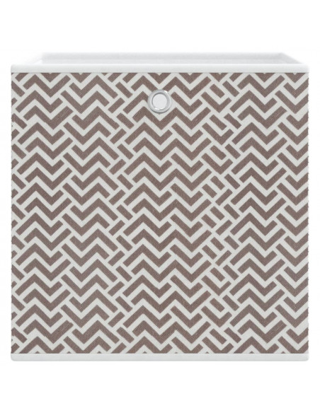 Scatole Portaoggetti 10 pz 32x32x32 cm Tessuto non Tessuto