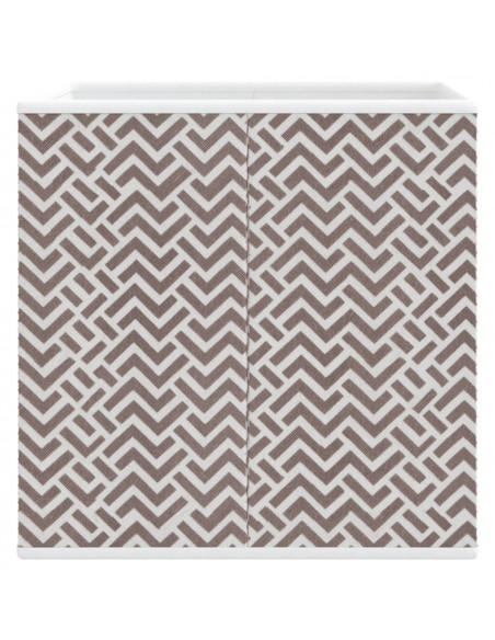 Scatole Portaoggetti 10 pz 32x32x32 cm Tessuto non Tessuto