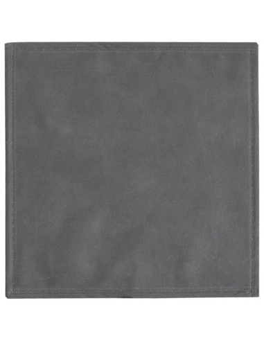 Scatole Portaoggetti 10pz Grigio 32x32x32cm Tessuto non Tessuto