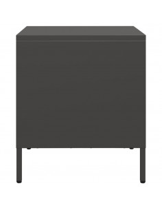 Comodini 2 pz Neri 35x39x43,5 cm in Acciaio 2