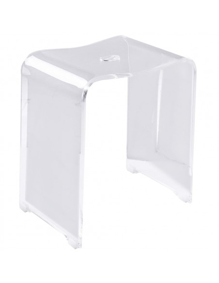RIDDER Sgabello da Bagno Trendy Trasparente