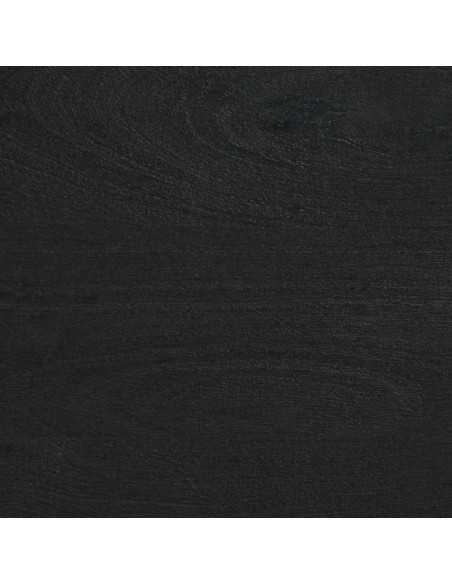 Comodino Nero 40x33x46 cm in Legno Multistrato